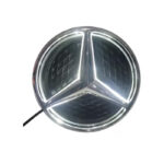 EMBLEMA LED PARA REJILLA DELANTERA, color negro, para Mercedes-Benz